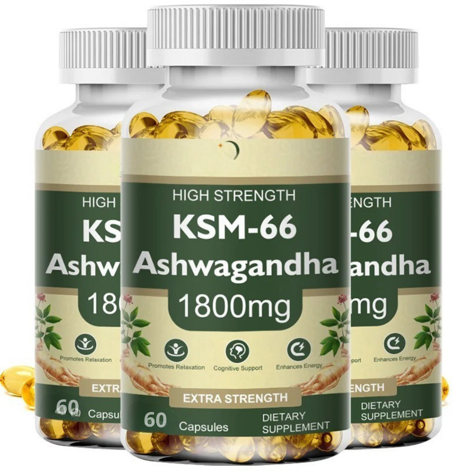 Ashwagandha Natural – Reduce el estrés y mejora tu energía
