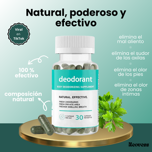 Desodorante en cápsulas -  Frescura que nace desde tu interior